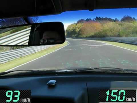 Nurburgring Nordschleife volvo 850 T-5R 8:04.7 BTG + racechrono GPS speed