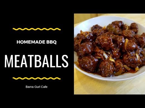 How to Make Homemade BBQ Meatballs
