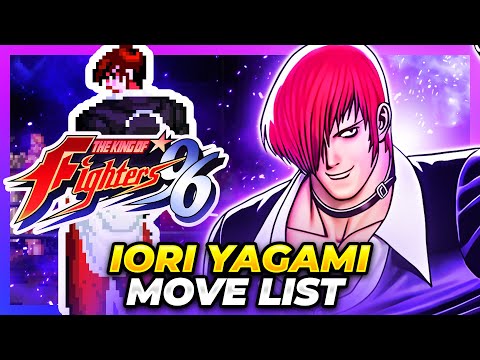 IORI YAGAMI MOVE LIST - The King of Fighters '96 (KOF96)