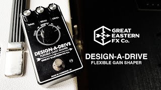 Video thumbnail for Great Eastern FX Co.: DESIGN-A-DRIVE Flexible Gain Shaper by Brett Kingman