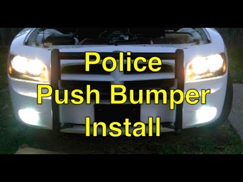 How to install police push bumper