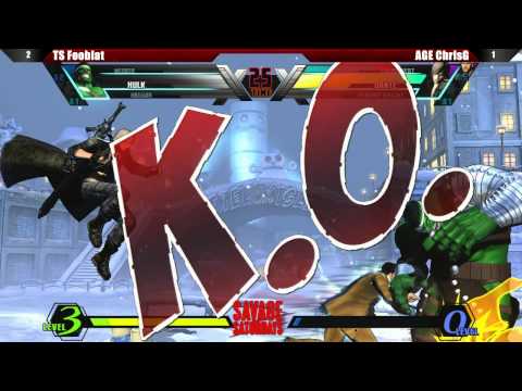 UMVC3 Grand Finals TS Fooblat vs AGE ChrisG  - Savage Saturdays #14 Tournament