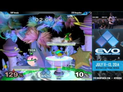 EVO 2014 SSBM Winners Semis - Armada vs Hungrybox