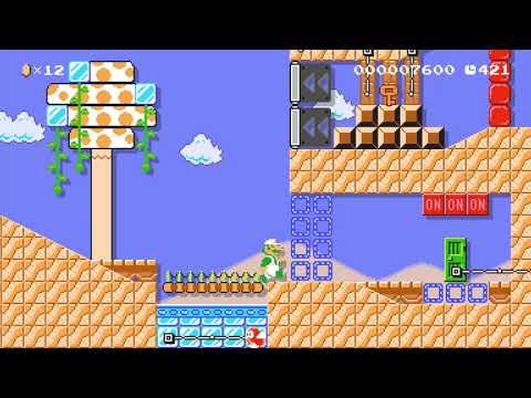 のぼって砂城　もとめてオアシス/Ruins 'N' Oasis by TomatoJr. 🍄 Super Mario Maker 2 #acz 😶 No Commentary
