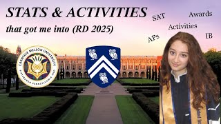 STATS & ECS that got me into Rice and Carnegie Mellon University! (SAT, AP, IB, awards, ecs…)