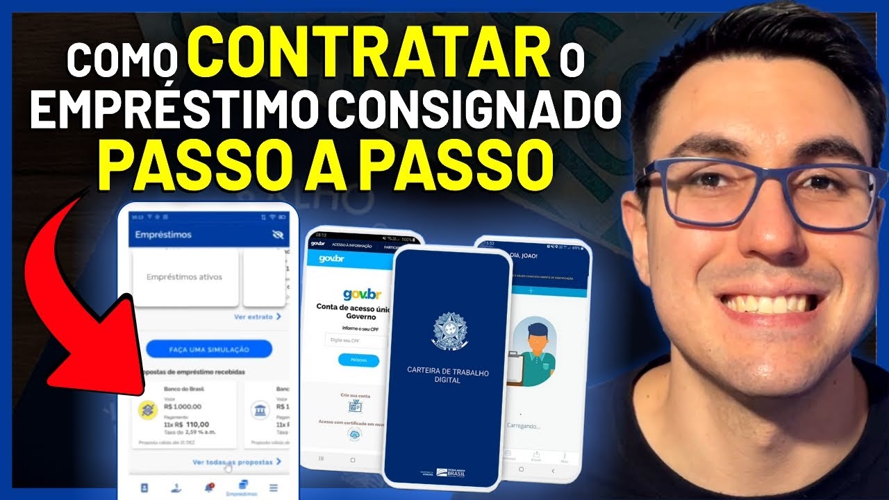 COMO CONTRATAR O EMPRÉSTIMO CONSIGNADO CLT | Passo a Passo COMPLETO