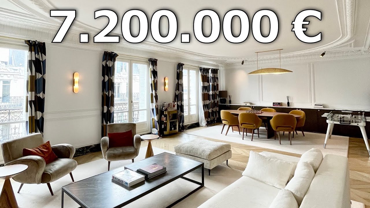 Watch video Visite d'un appartement d'exception à Paris Champs-Élysées 7.200.000€ Visite d'un appartement d'exception à Paris Champs-Élysées 7.200.000€