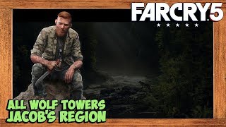 Far Cry 5 All Wolf Beacons Locations Jacob&#39;s Region