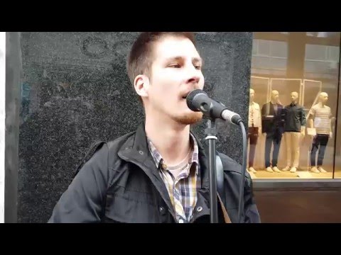 Bora Eskic , Englishman in New York , cover , ulicni svirac , Knez Mihajlova