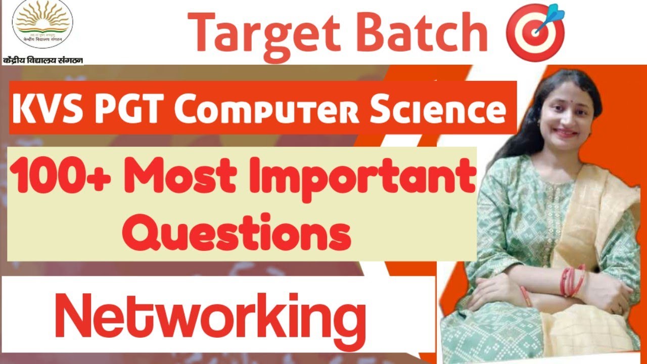 Watch video KVS PGT Computer Science| 100+ Most Important Questions| Networking| KVS Questions|Nitasha Now KVS PGT Computer Science| 100+ Most Important Questions| Networking| KVS Questions|Nitasha