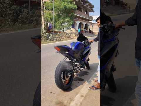 r15 v3 modification exhaust without DB original sound😮‍💨||@az.rider1