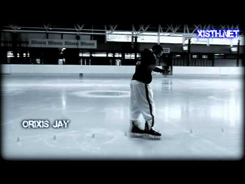 XISTH - Beautiful cones ( Freestyle Slalom Ice Skating )
