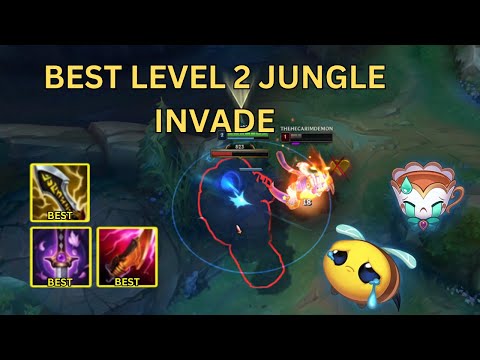THE #1 LEVEL 2 JUNGLE INVADE | MAKE ENEMY RAGE QUIT | Season 14 Shaco