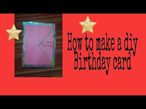 How to make a diy Birthday card | Charul Gaikwad