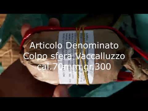 SALICE zylinderbombe 3 inch VACCALLUZZO fuochi d'artificio ITALIA
