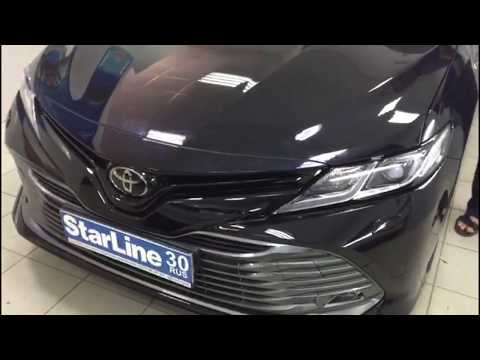 Установка StarLine Е96 на Toyota Camry V70 2018