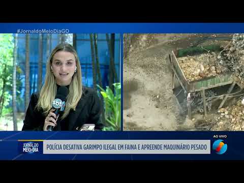 PM desativa garimpo ilegal em Faina