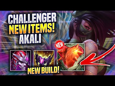 KOREAN CHALLENGER NEW BUILD AKALI WITH NEW ITEMS! - Korean Challenger Plays Akali MID vs Syndra!