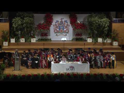 UCLan Graduation Ceremony: Thursday 13 July 2017 – Morning