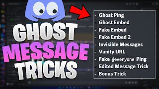 8 Discord Ghost👻  Messages Tricks - 2021
