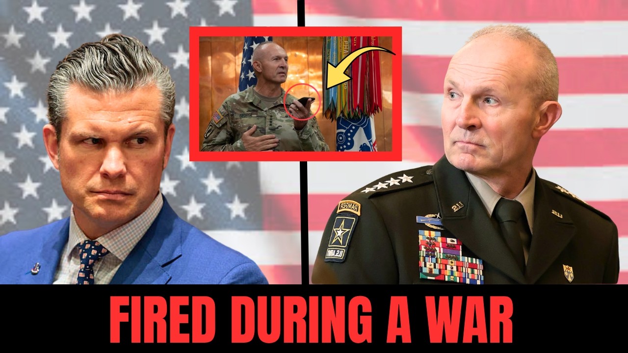 Top Army General GEORGE FIRED as Hegseth PURGES Pentagon Before Iran Ground War