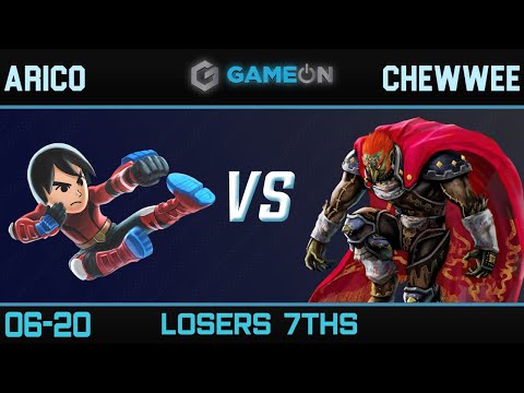 arico (Mii Brawler) vs Chewwee (Ganondorf) - Game On 6/20 Losers 7ths