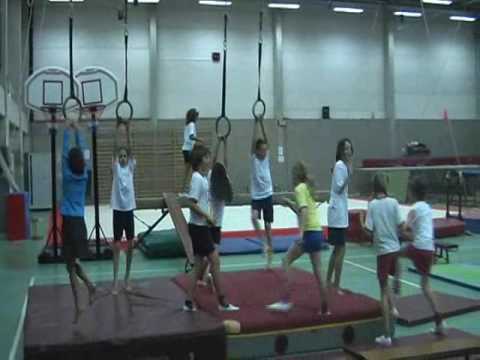 Turners van GIBO Driehoek in actie