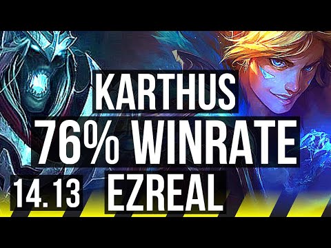 KARTHUS & Senna vs EZREAL & Janna (ADC) | 76% winrate, 10/2/15, Godlike | EUW Grandmaster | 14.13