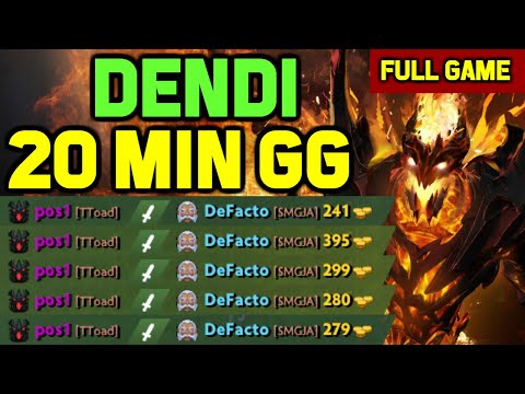 Dendi MID Shadow fiend Blink Dagger BUILD Ownage NO DEATH