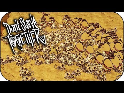 350 SPLUMONKEYS vs 50 MACTUSKS | Don't Starve Together Battles