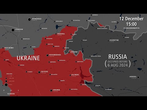 Russian Invasion of Ukraine: Pokrovsk Offensive - Every Day [Aug 6 to Dec 12]