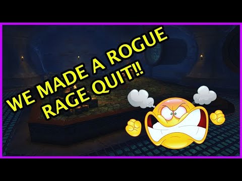 THIS ROGUE RAGE QUIT! -  Wrath of the Lich King Classic PvP