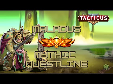 MALADUS GUIDE - Mythic questline - All 5 mythic missions! - Tacticus #gaming