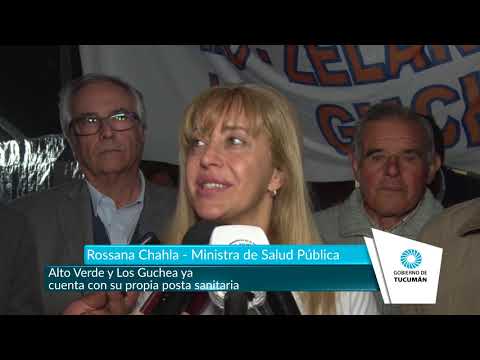 Alto Verde y Los Guchea ya cuenta con su propia posta sanitaria - Tucumán Gobierno