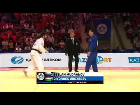 Diyorbek Urozboev 🇺🇿 - Beslan Mudranov 🇷🇺 | World Championships 2015 - Astana