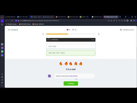 09 Debugging Python Developer Sololearn
