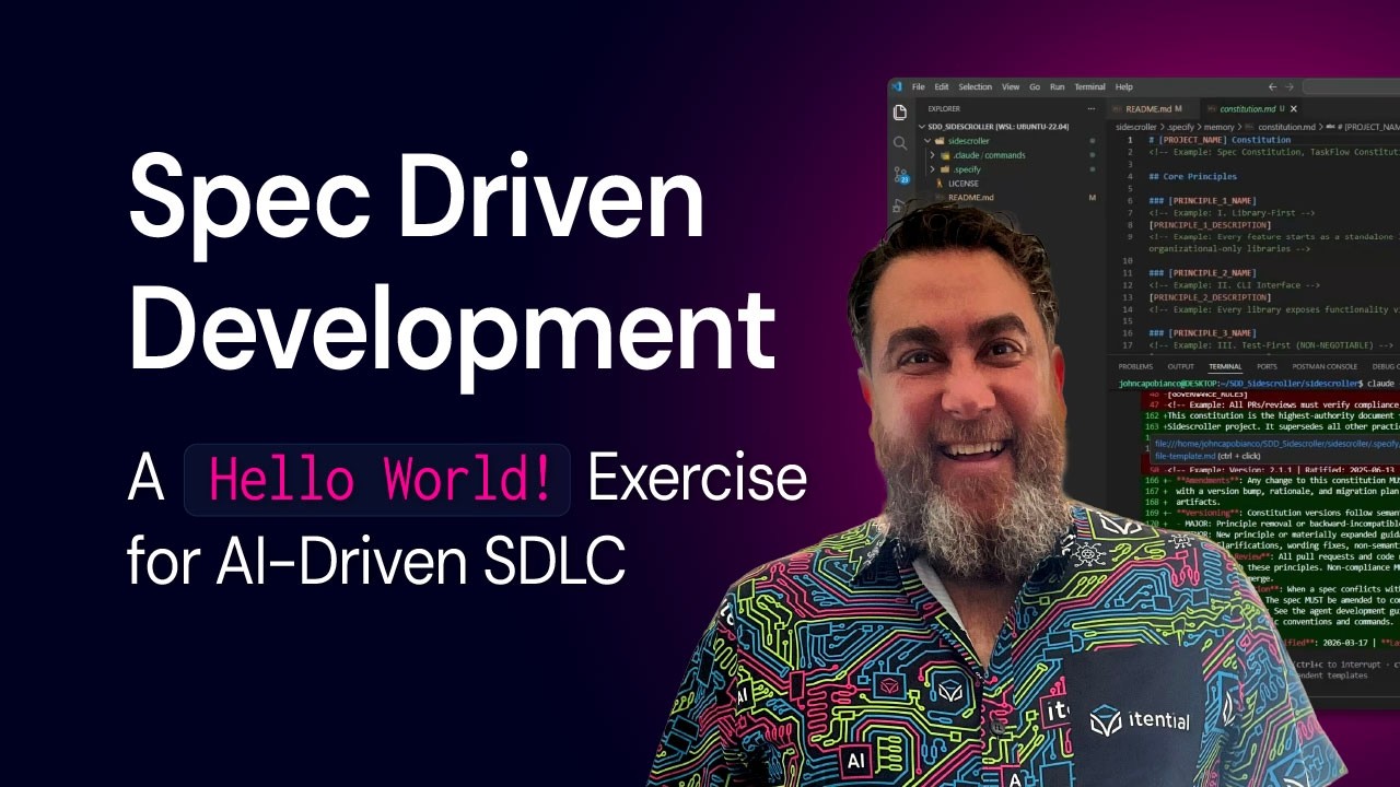Spec Driven Development: A Hello World Exercise for AI-Driven SDLC