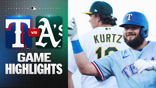 Rangers vs. A's Game Highlights (4/14/26) | MLB Highlights