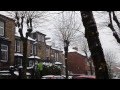 Snow over my beautiful English street POV ...