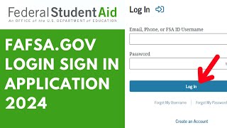 Fafsa.gov Login - Sign in - Application 2024 ⏬👇