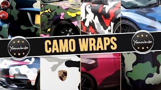 Camo Wrap Cars Compilation
