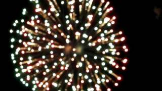 preview picture of video 'Fireworks at Tuhua Domain, Taumarunui, Guy Fawkes 8th November 2008'