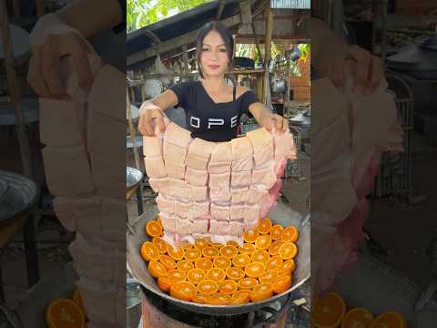 How to cook pork with orang and sauce recipe