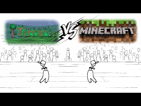 Traktirщик - Terraria OST Vs Minecraft OST...😈 (Epic Battle)