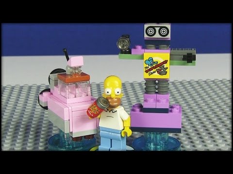 LEGO Dimensions - Simpsons Level Pack Unboxing!