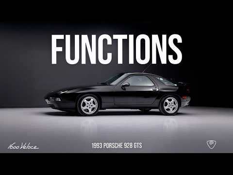 1993 Porsche 928 GTS | Functions