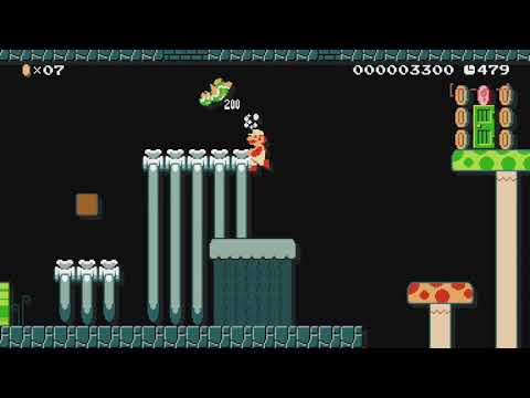 Bowser's Missing | World 1-1 by Tatsuo - Super Mario Maker - No Commentary 1bs