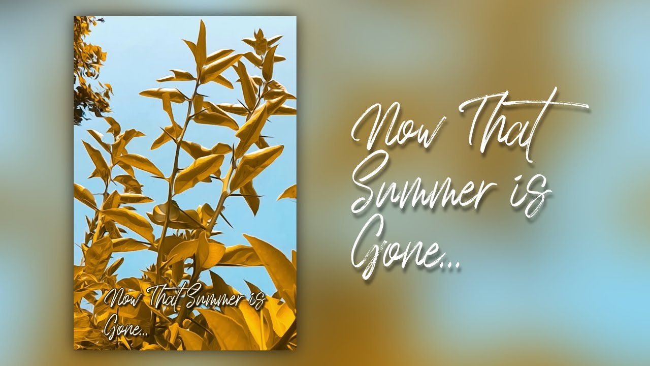 Now that Summer is Gone... trailer