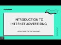 Internet Advertising Introduction Types