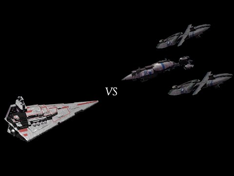 Imperator Star Destroyer VS Separatist Fleet (Star Wars Empire at War Fall of the Republic)